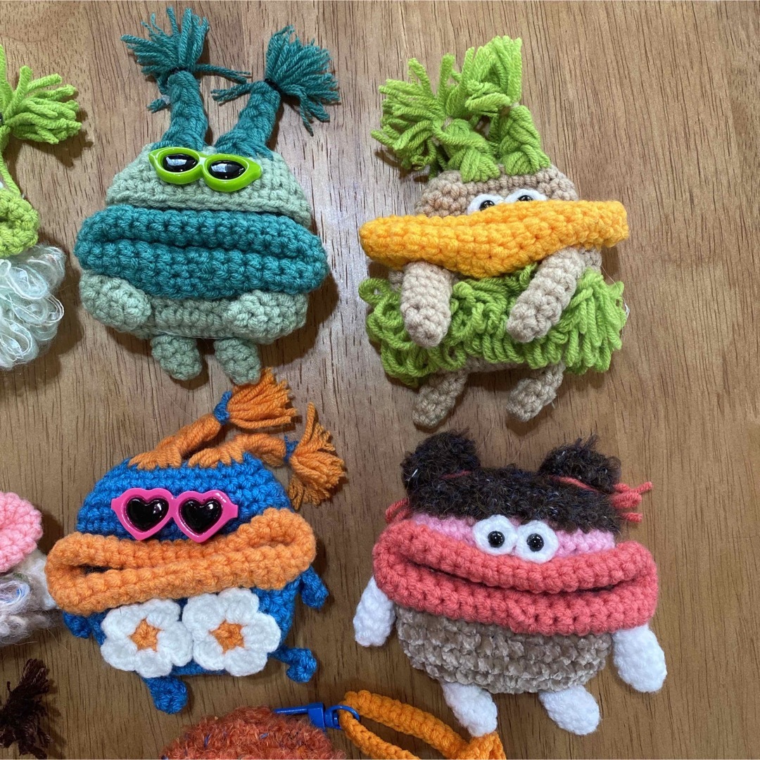 もじゃ パクパクモンスター ワイヤレスイヤホンカバー AirPods Proの