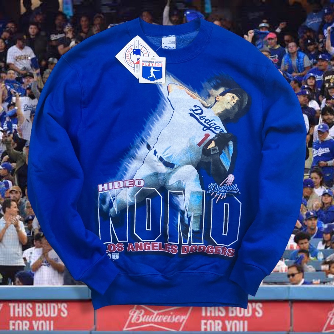 MLB - デッドストック 90s USA製 ロサンゼルスドジャース 野茂英雄