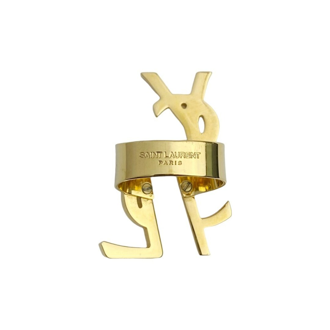 SAINT LAURENT - □美品□ サンローラン ロゴ リング 指輪