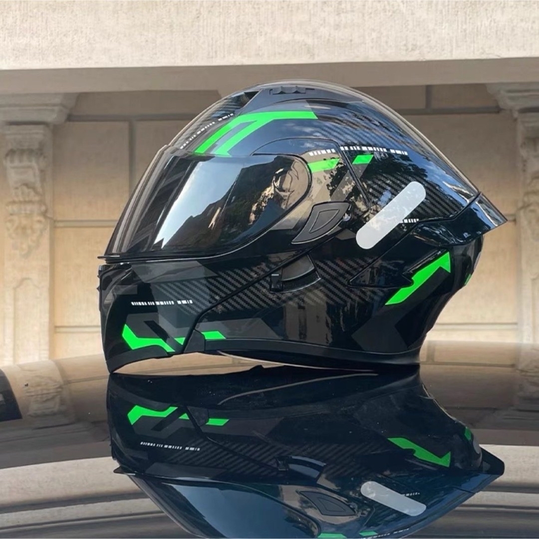 新モデル】人気システム フルフェイスヘルメット ダブルレンズ