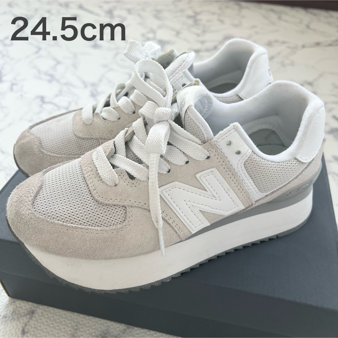 New Balance - NEW BLANCEニューバランス574 厚底WL574ZSC B 24.5cmの