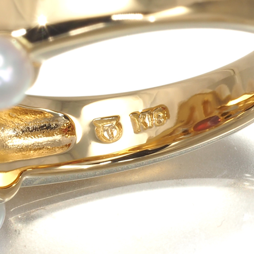 TASAKI - タサキ リング ピンクトルマリン ベビーパール 真珠 3.5mm