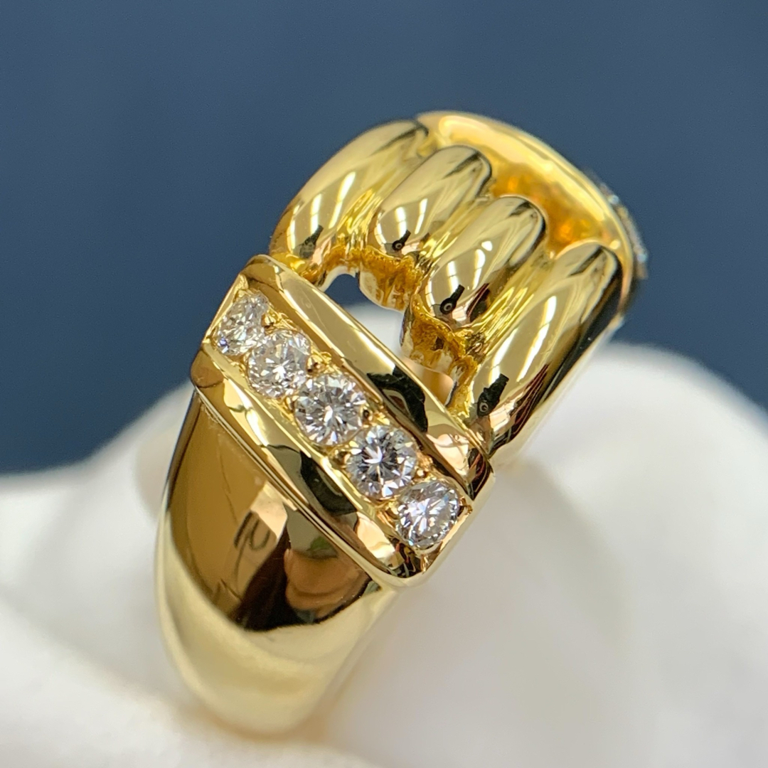 BOUCHERON - 750 K18YG BOUCHEROブシュロン ダイヤモンド リング 指輪