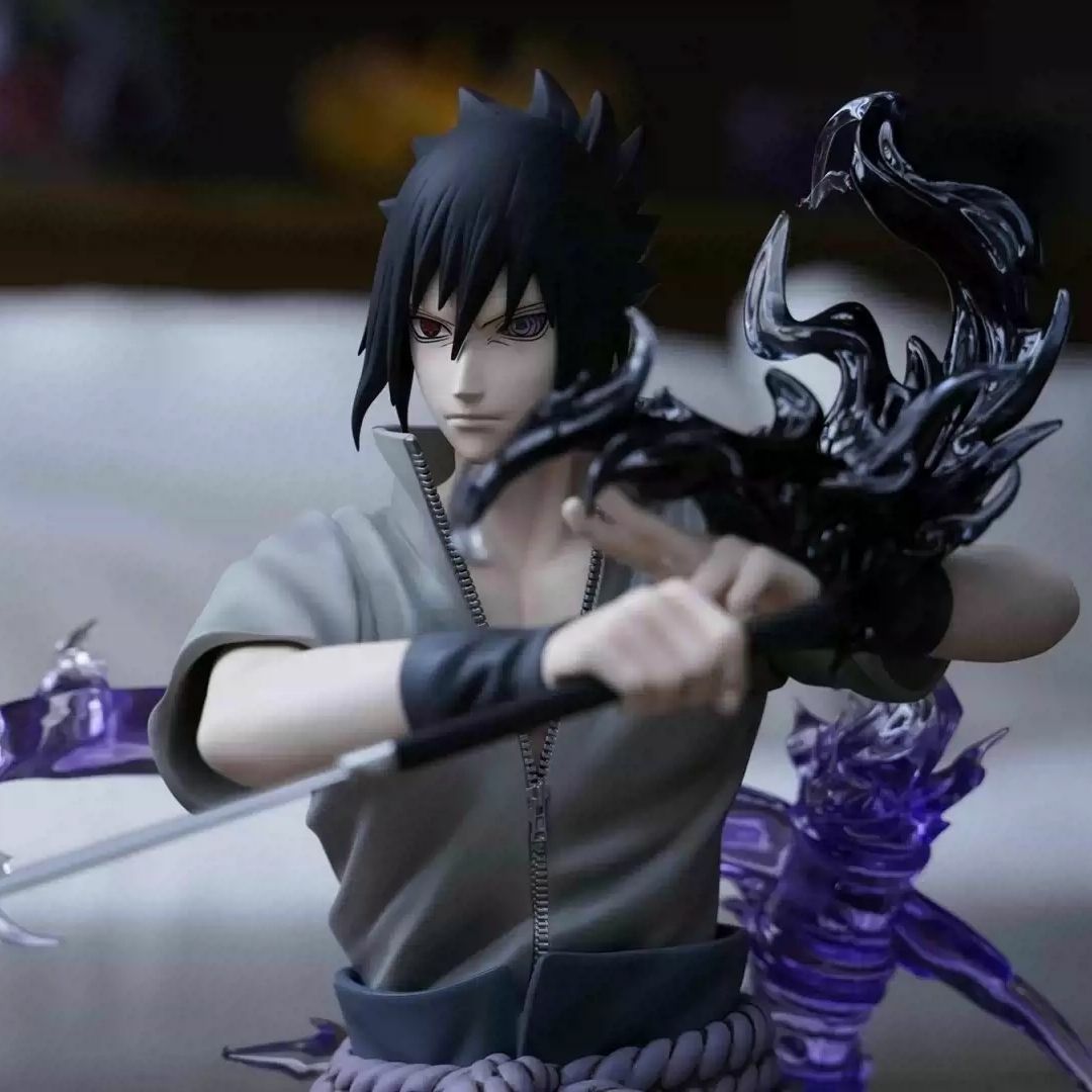 ナルト うちはサスケ ガレージキット 塗装済み完成品 フィギュア 1/6