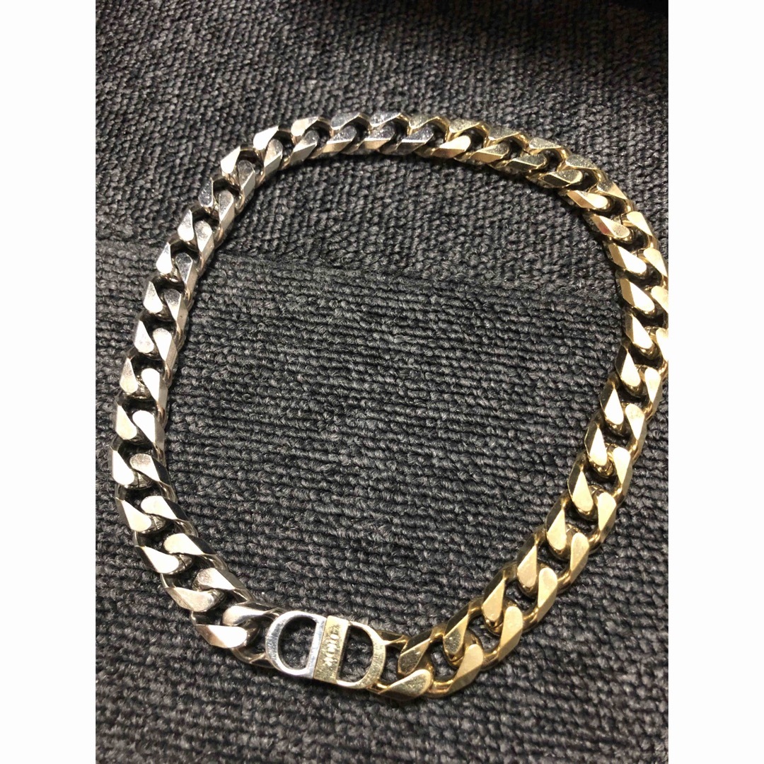 Dior - ○限定 DIOR CD ICON ゴールドシルバーコンビチェーンリンク