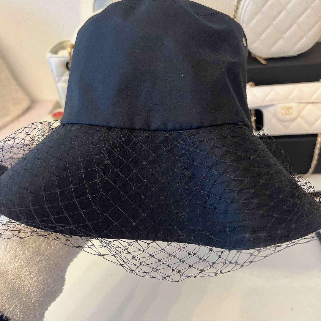 Christian Dior - 【完売品】Christian Diorチュール付きボブハットの