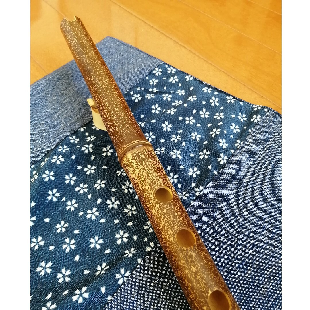 希望のケーナF管.細身(黒竹)