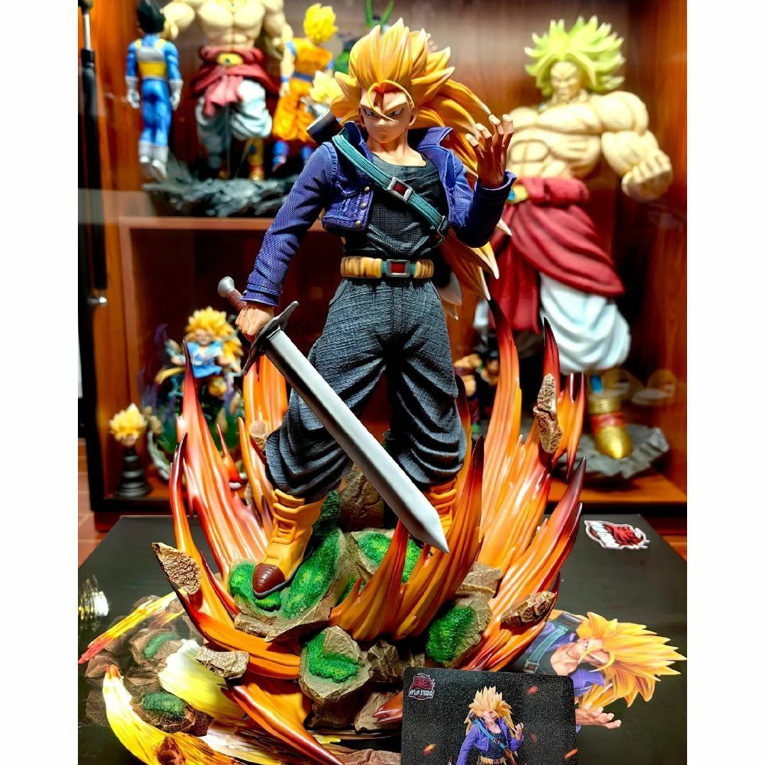 ドラゴンボール 超サイヤ人3 トランクス フィギュア ガレージキットの