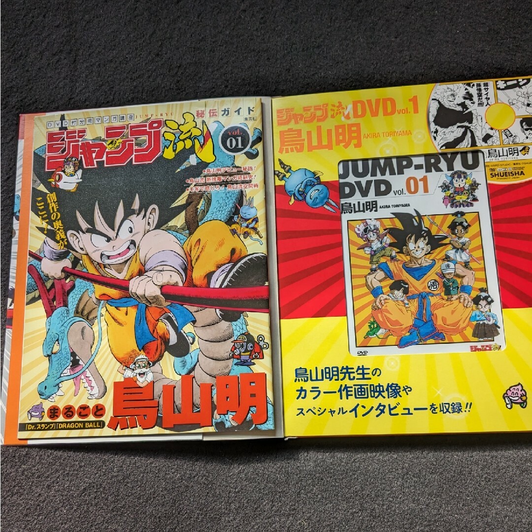 ジャンプ流 鳥山明 DVD 複製原画 サイン ドラゴンボール 作画 デビュー