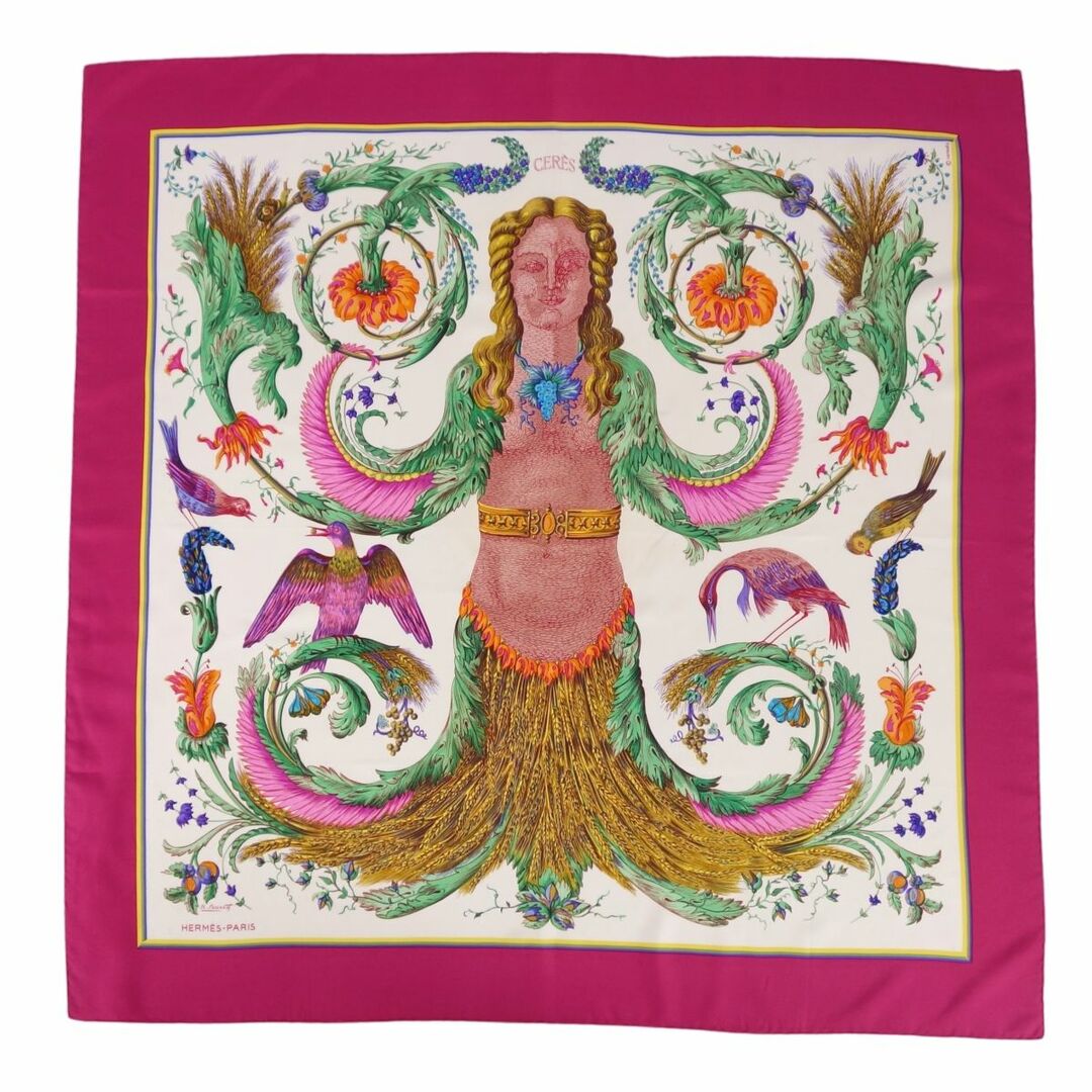 HERMES - エルメス HERMES スカーフ カレ90 CERES 女神 ケレス シルク