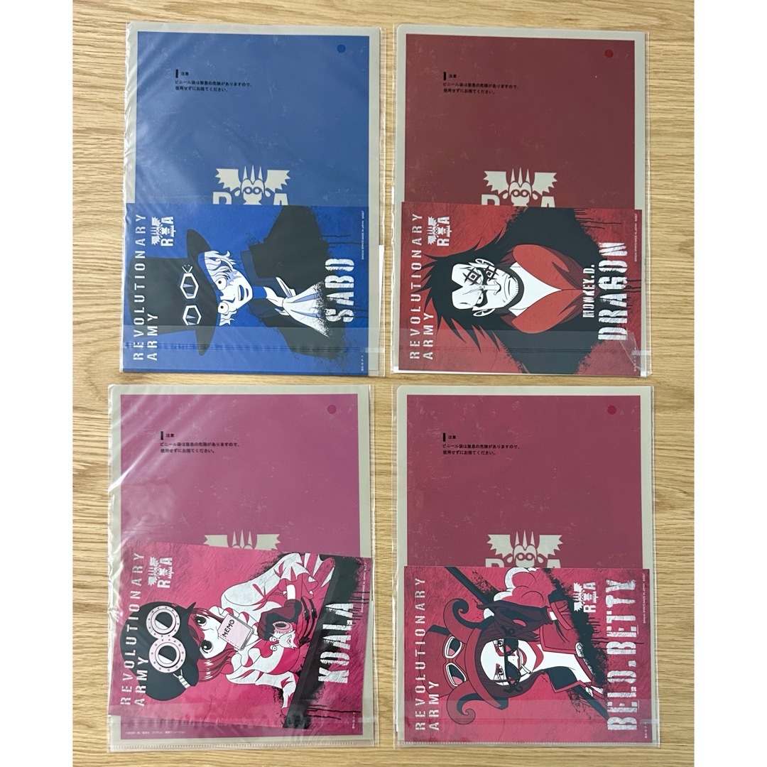ONE PIECE ワンピース クリアファイルセットの通販 by 四葉's shop｜ラクマ
