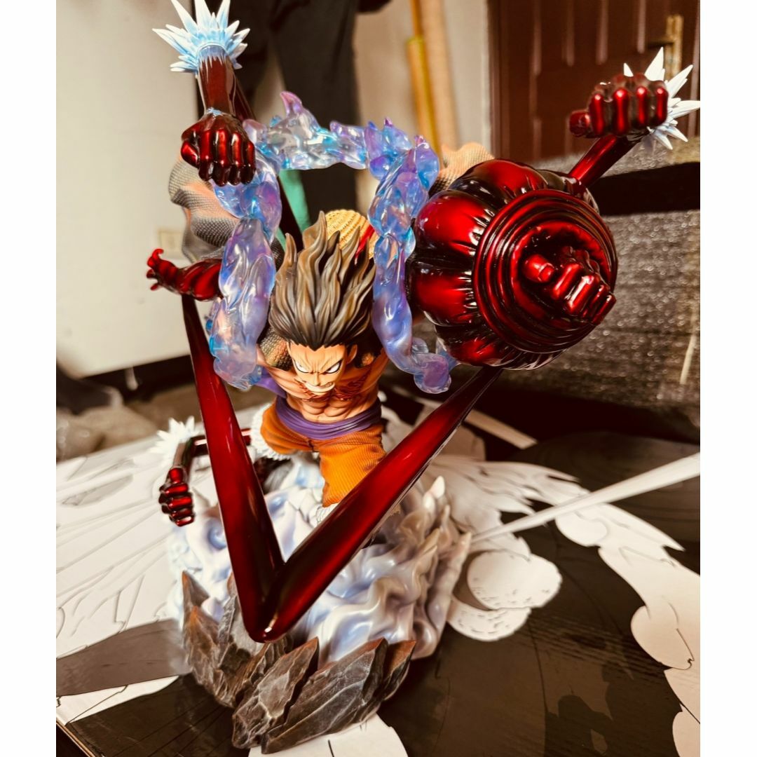 ワンピース 透明パーツ ルフィ ギア4 スネイクマン フィギュア