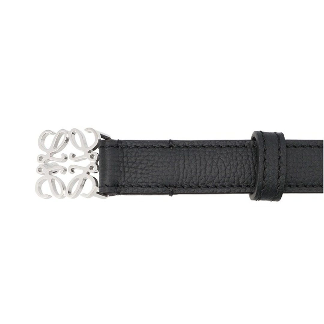 LOEWE - ロエベ LOEWE ベルト アナグラム レザー 2cm幅 細ベルト