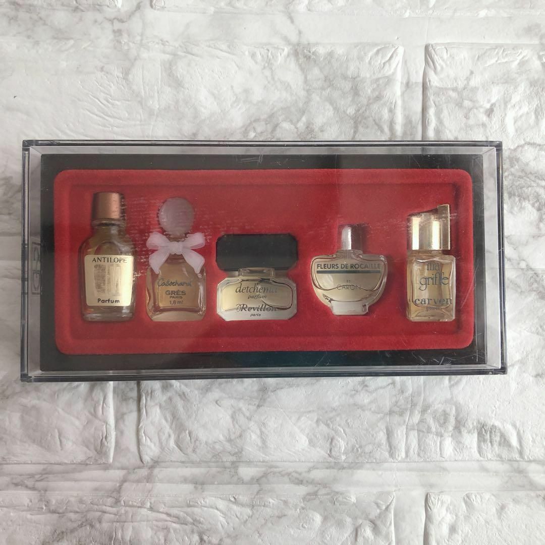 希少 ミニ香水セット 5個セット ボトル フランス 未使用に近いの通販