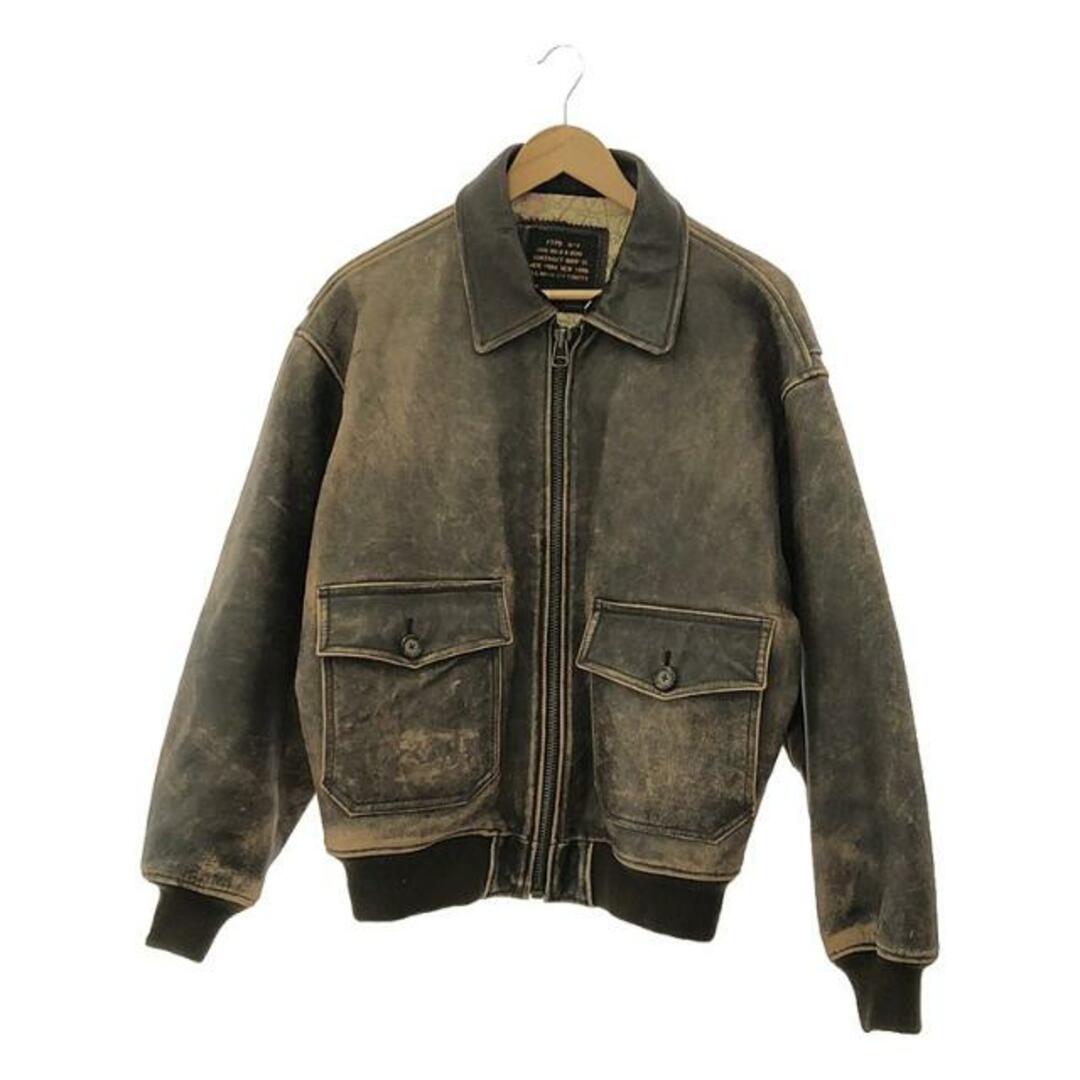 AVIREX - AVIREX / アヴィレックス | TYPE G-1 地図柄 裏地 レザー