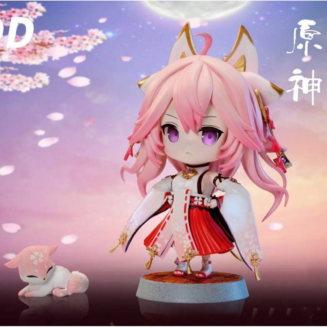 原神 八重神子 やえみこ ガレージキット 塗装済み完成品 フィギュアの