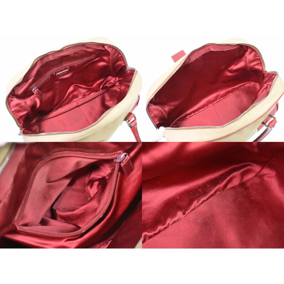 PRADA - 本物 プラダ PRADA キャンバス ミニ ボストンバッグ