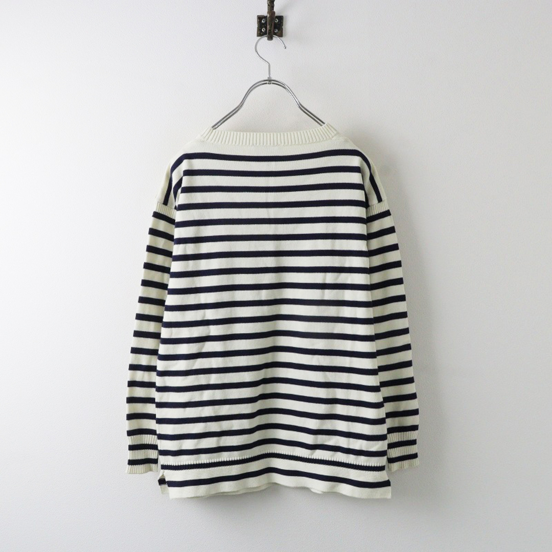ルトリコチュール Le Tricoteur ボーダーガンジーセーター/オフ
