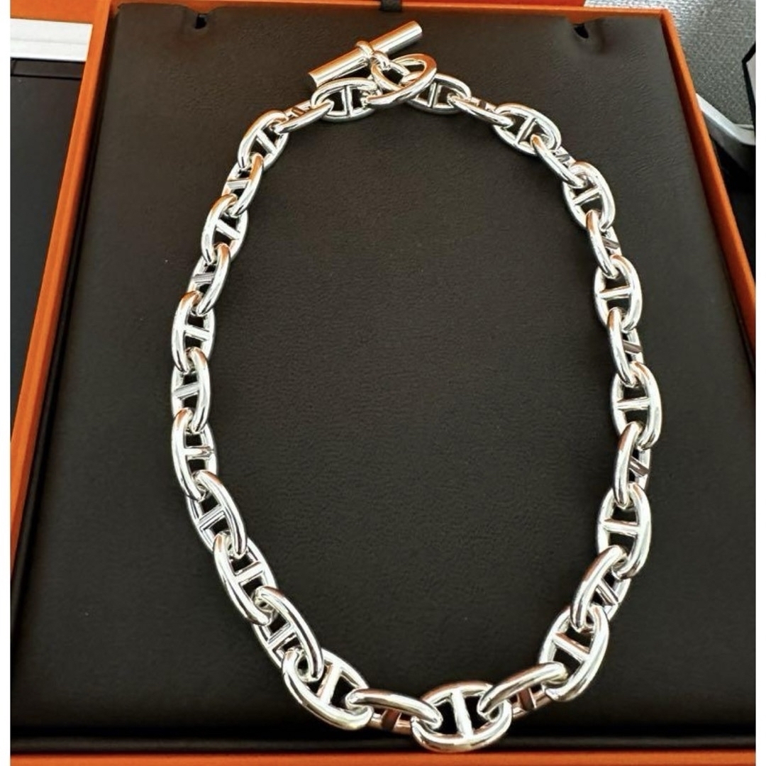 HERMES - 新品未使用 エルメス シェーヌダンクル ネックレス GM29コマ