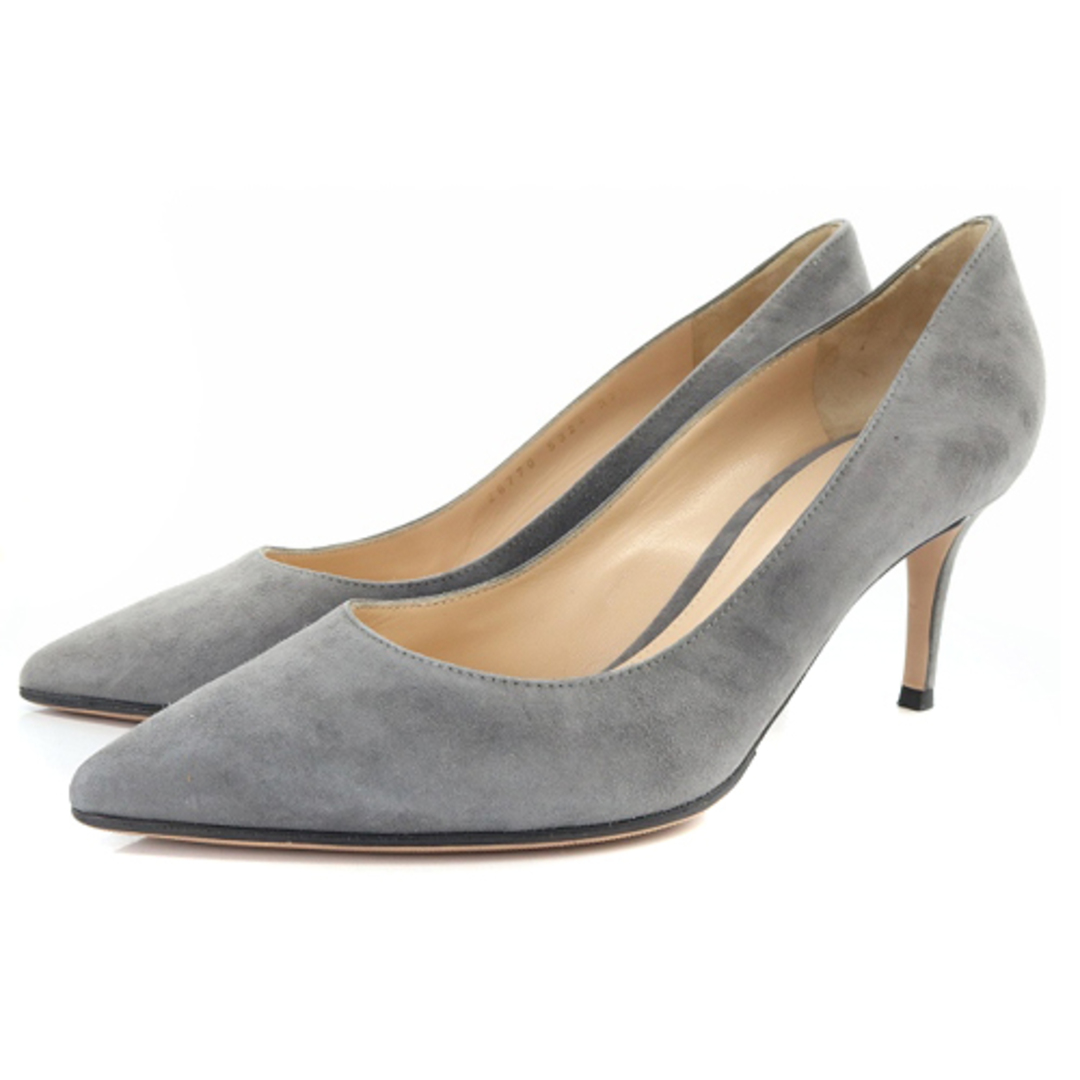 Gianvito Rossi スエードパンプス グレー 36.5 sergio rossi グレー