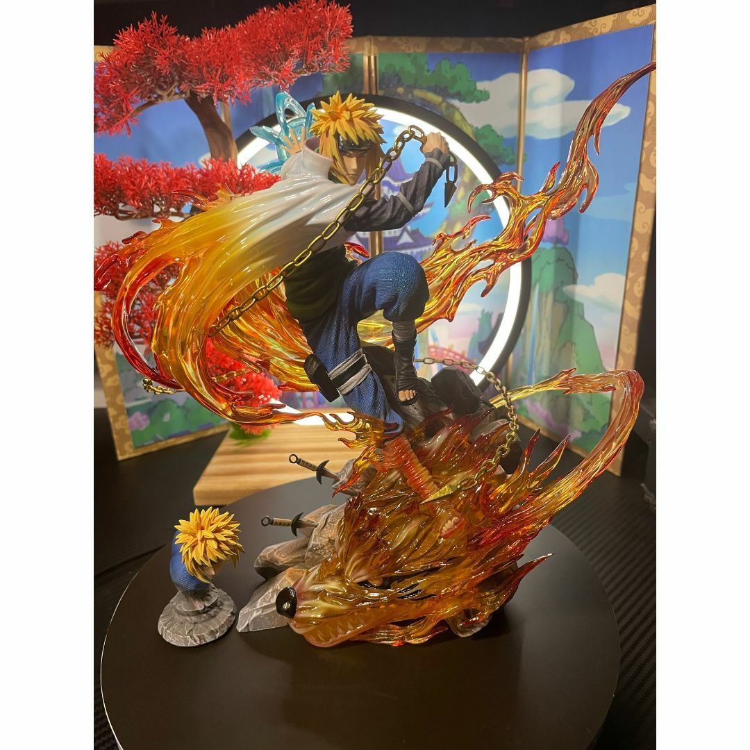 ナルト 波風ミナト ガレージキット 塗装済み完成品 フィギュア 1/8