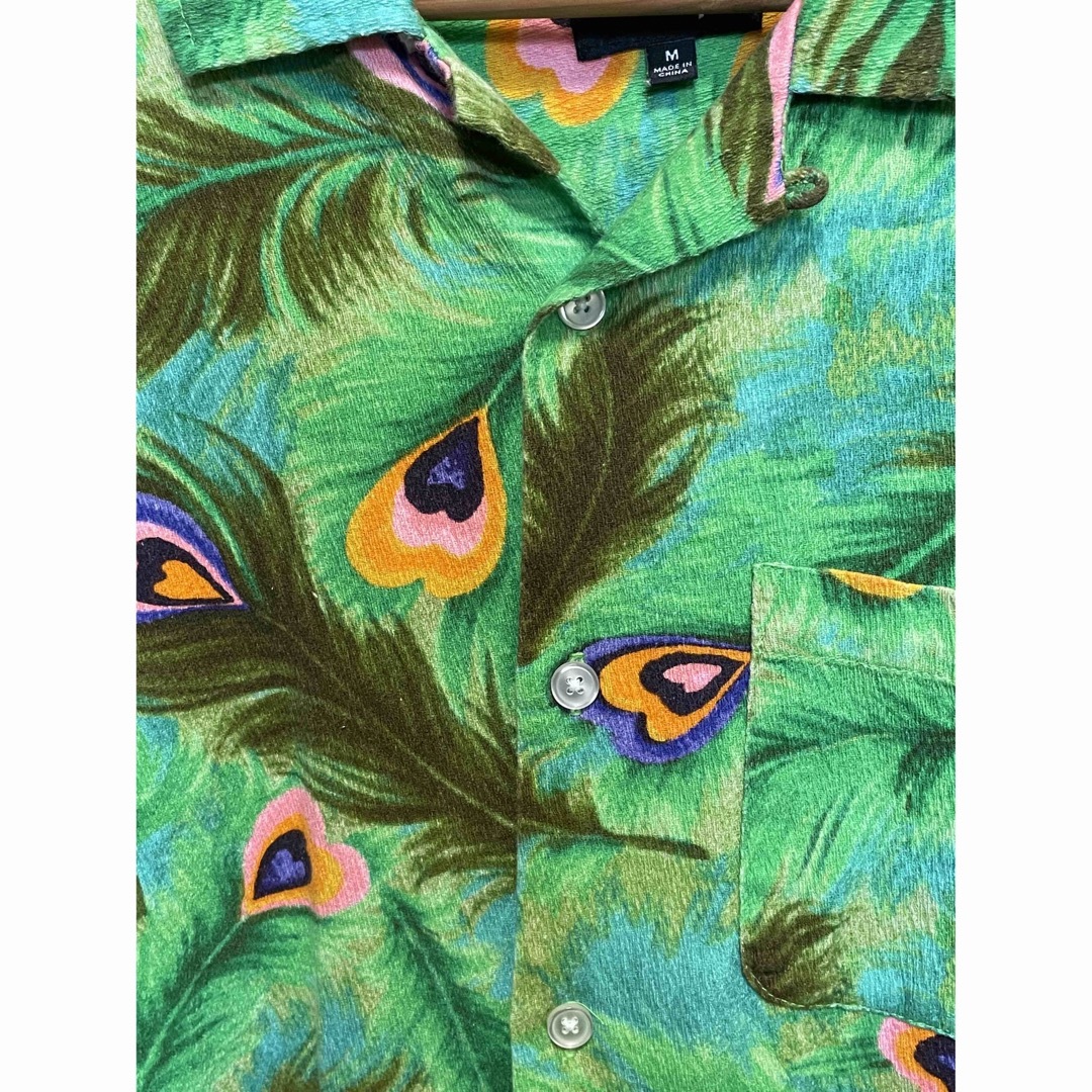 STUSSY - stussy 19ss peacock 孔雀 オープンカラーシャツ 開襟の通販