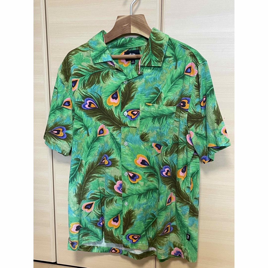 STUSSY - stussy 19ss peacock 孔雀 オープンカラーシャツ 開襟の通販