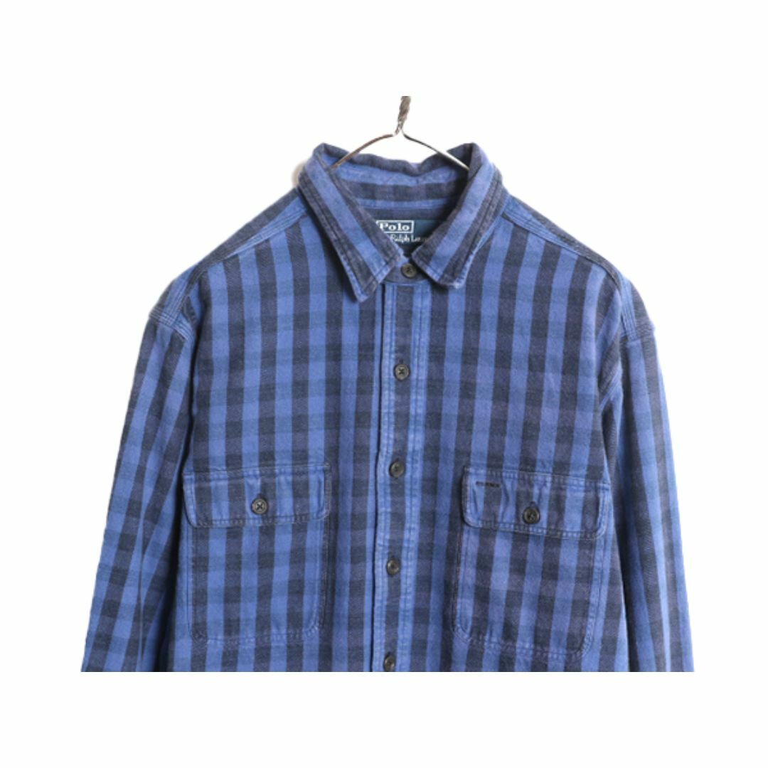 Ralph Lauren - 90s ポロ ラルフローレン チェック ヘビー フランネル