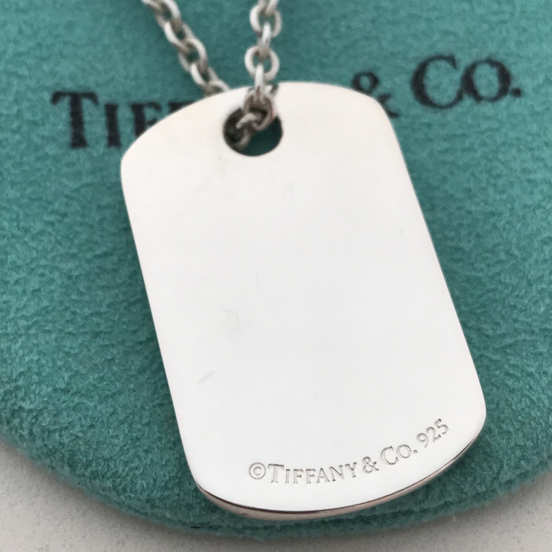 Tiffany & Co. - Tiffany 1837ドッグタグプレート ネックレス希少の