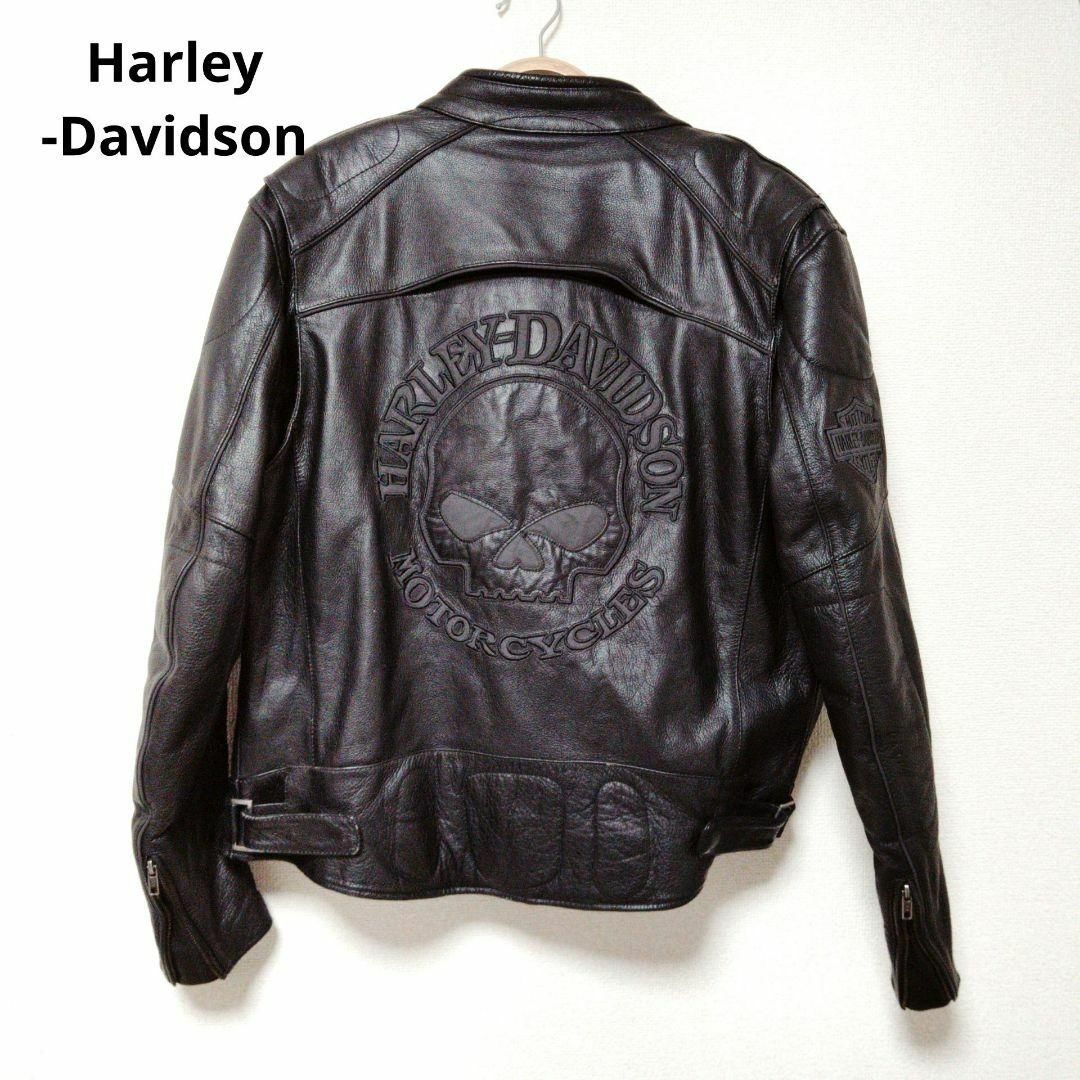 Harley Davidson - 美品 ハーレーダビッドソン ライダースジャケット