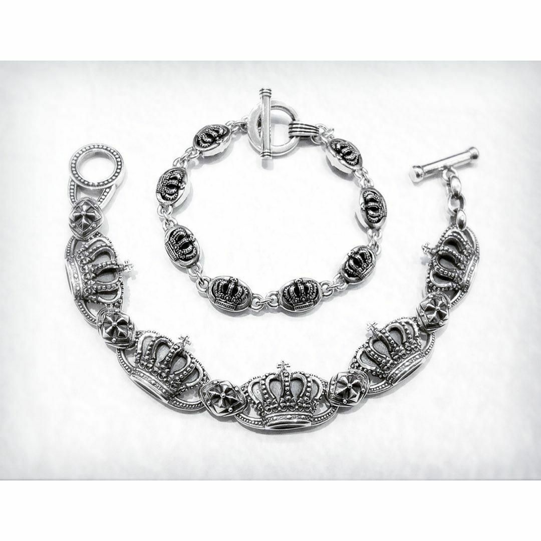 Justin Davis - 定価15.4万☆Justin Davis クラウンブレスレット（S