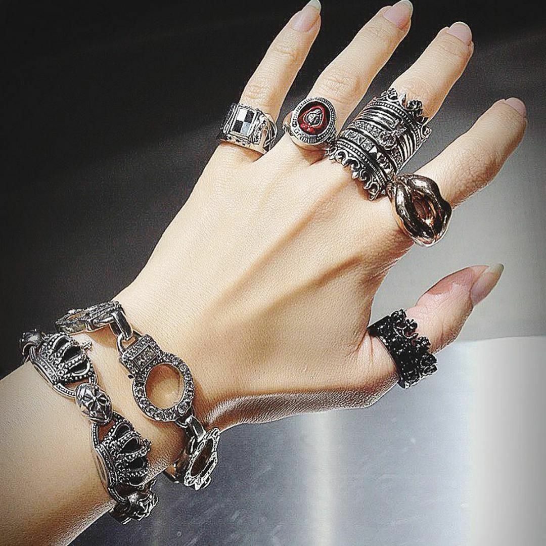 Justin Davis - 定価15.4万☆Justin Davis クラウンブレスレット（S