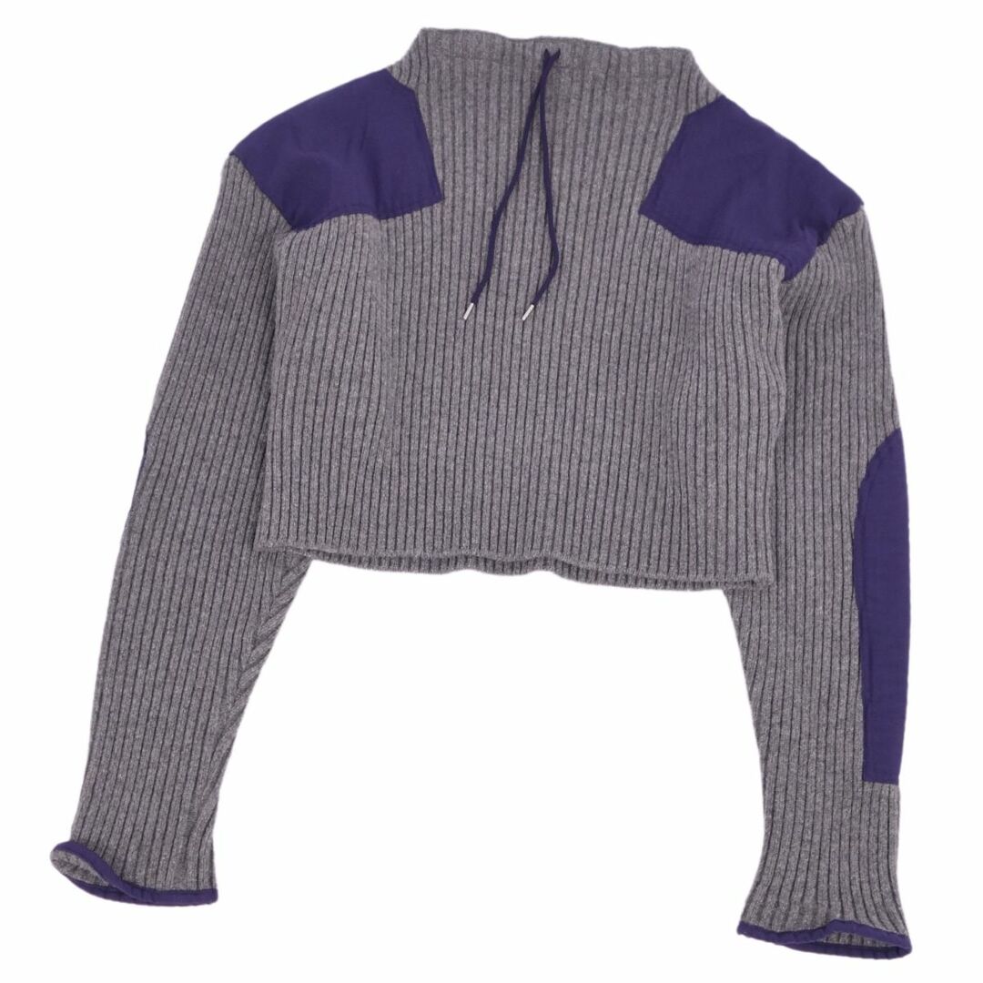 美品 フミカウチダ FUMIKA UCHIDA ニット セーター RIB KNIT PATCHED