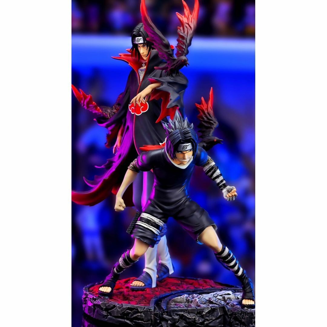 ナルト うちはイタチ サスケ ガレージキット 塗装済み完成品