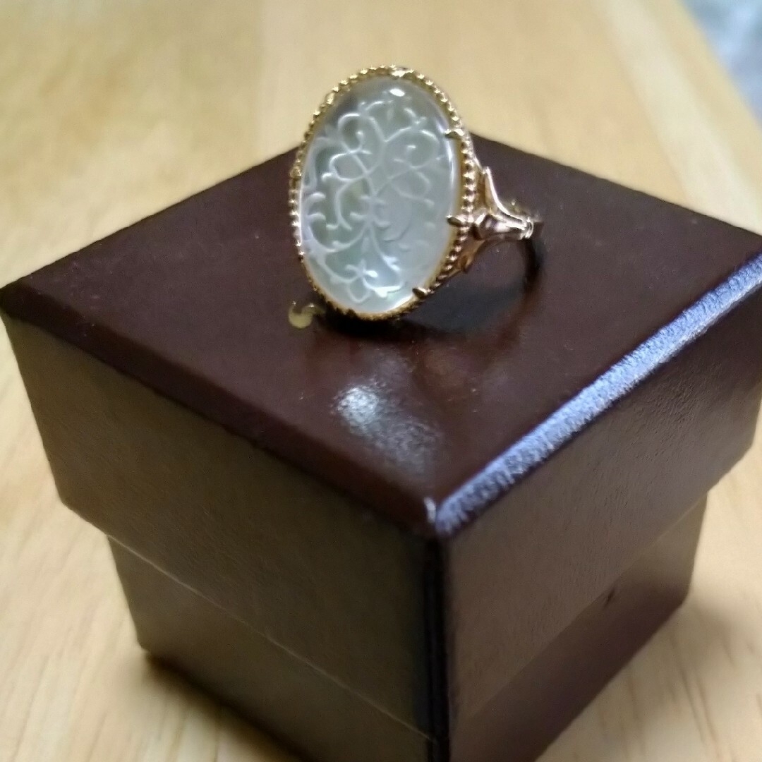 agete - 週末お値下げ agete アガット 白蝶貝 K10 リングの通販 by