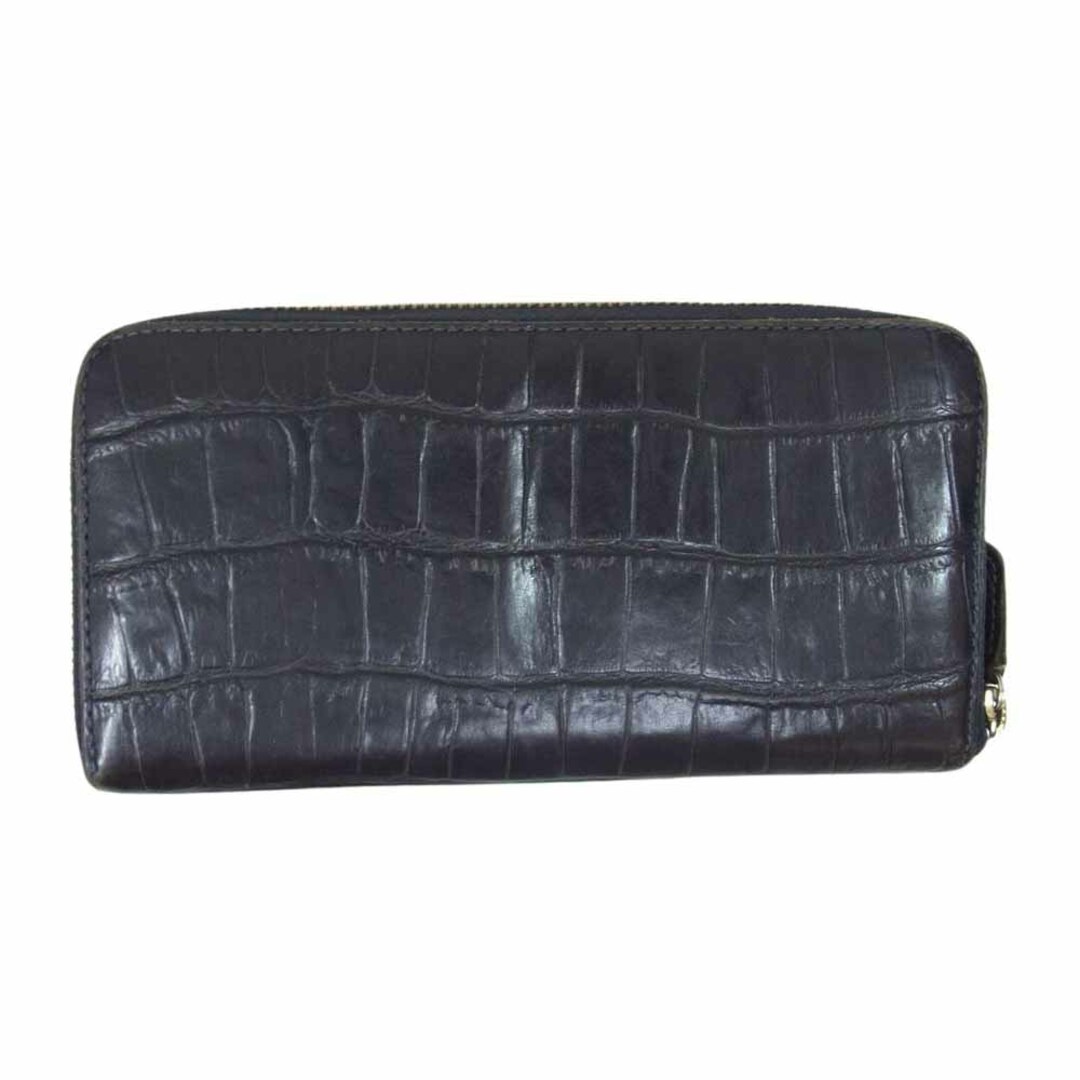 Felisi - Felisi フェリージ 財布 クロコ 型押し ラウンドファスナー