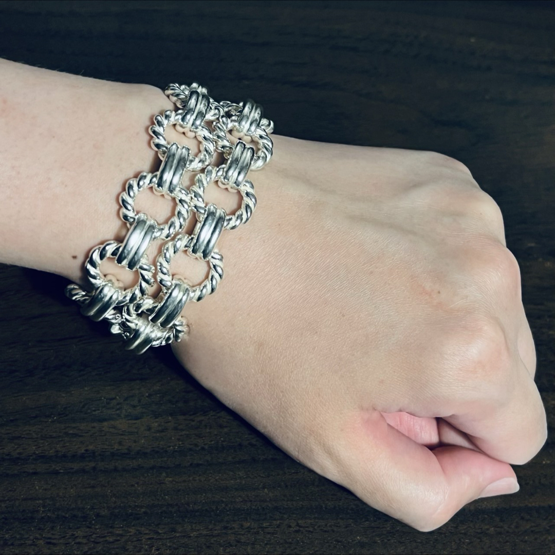 Tiffany & Co. - VINTAGE TIFFANYティファニー ツイスト サークル 2重