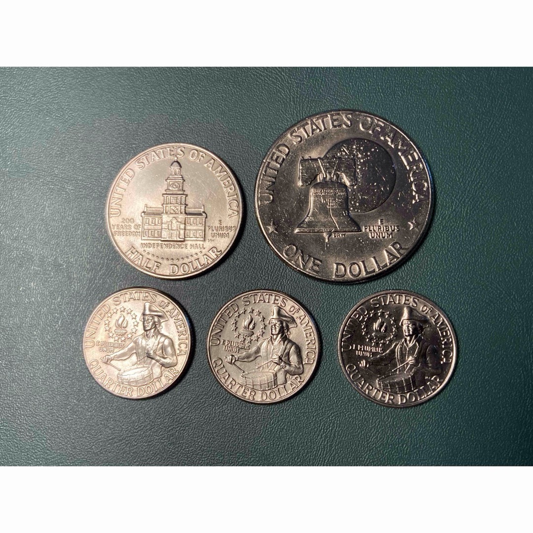 外国古銭】米国200周年記念硬貨☆アイゼンハワー☆ケネディ