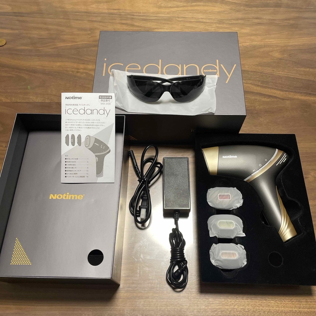 Notime 家庭用光美容器 アイスダンディ ブラック SKB-2108の通販 by