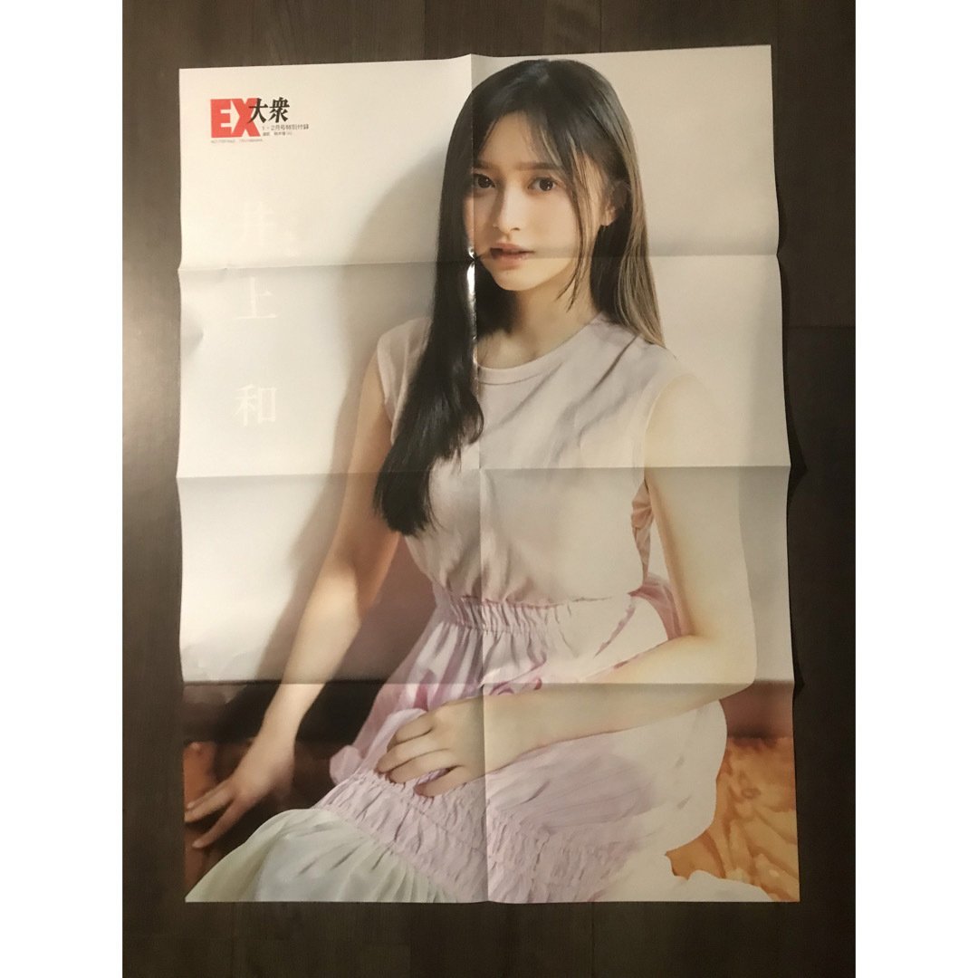 乃木坂46井上和3点セット。クリアファイル、ポスター、表紙を飾った