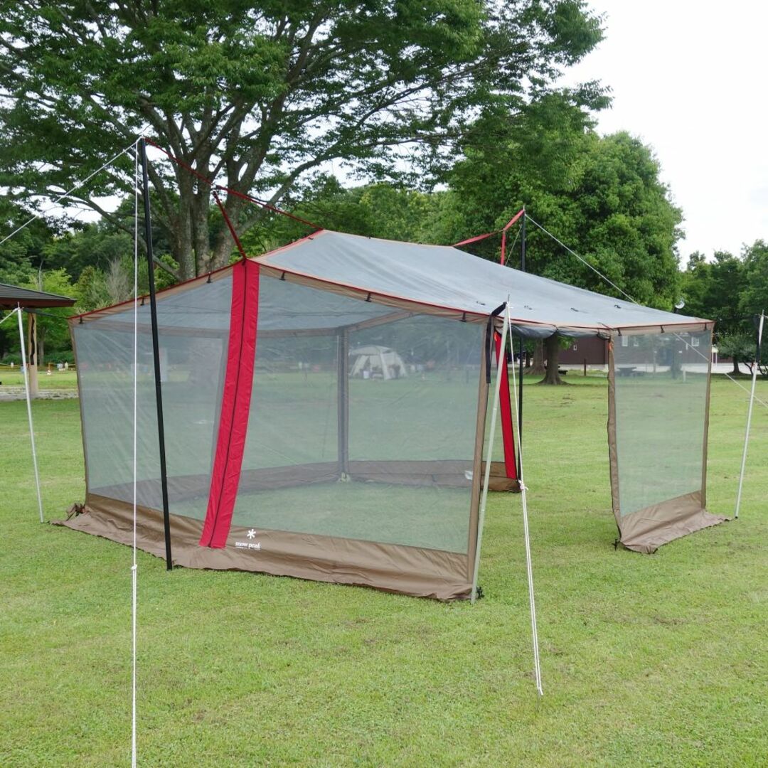 美品 スノーピーク snowpeak タープスクリーンレクタL TP-401 メッシュ