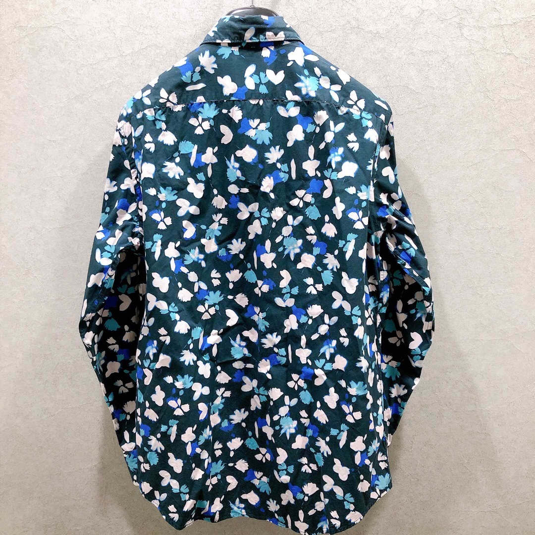 12-43 PaulSmithポールスミス 花柄シャツ 総柄長袖 人気】PS Paul