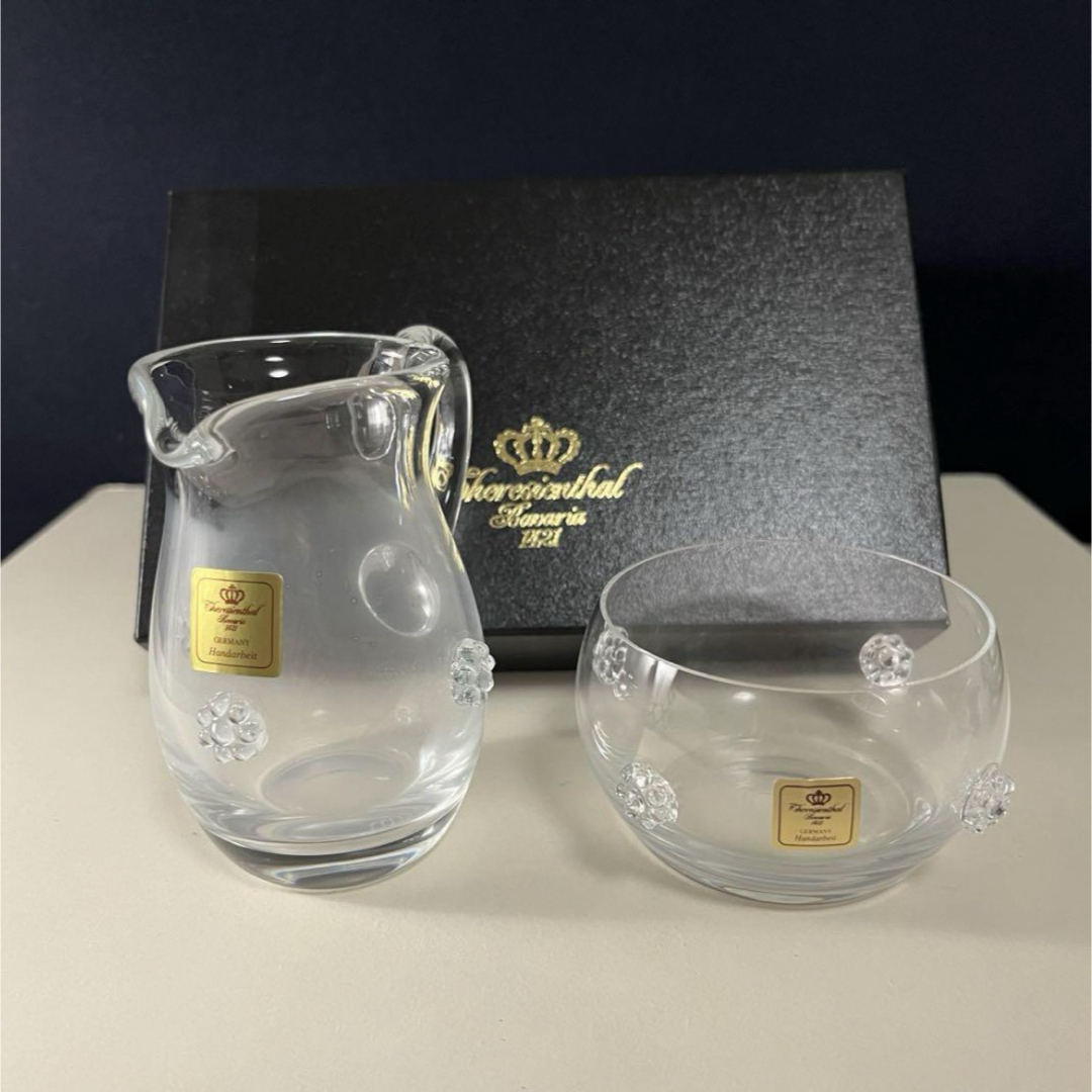 Meissen Crystal - テレジアンタール バッカス 酒器 クリーマーの通販
