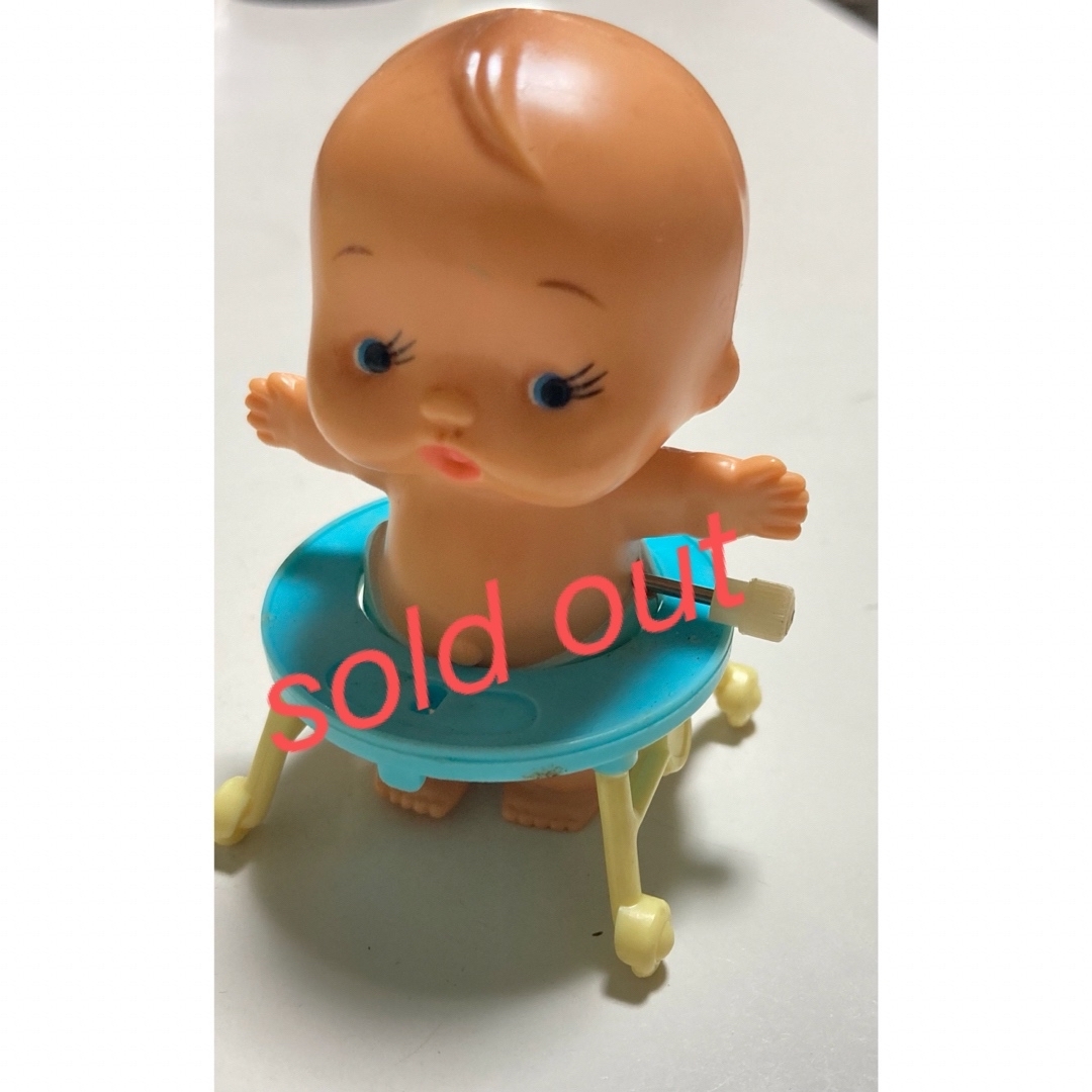 昭和レトロ ハイハイ 河童 赤ちゃん 人形 妖怪 お化け 駄玩具 ソフビ