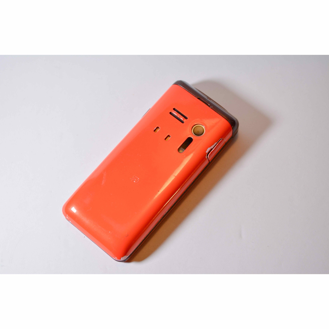 京セラ - エーユー au KYY06 オレンジ 京セラ KYOCERA ガラケー 携帯