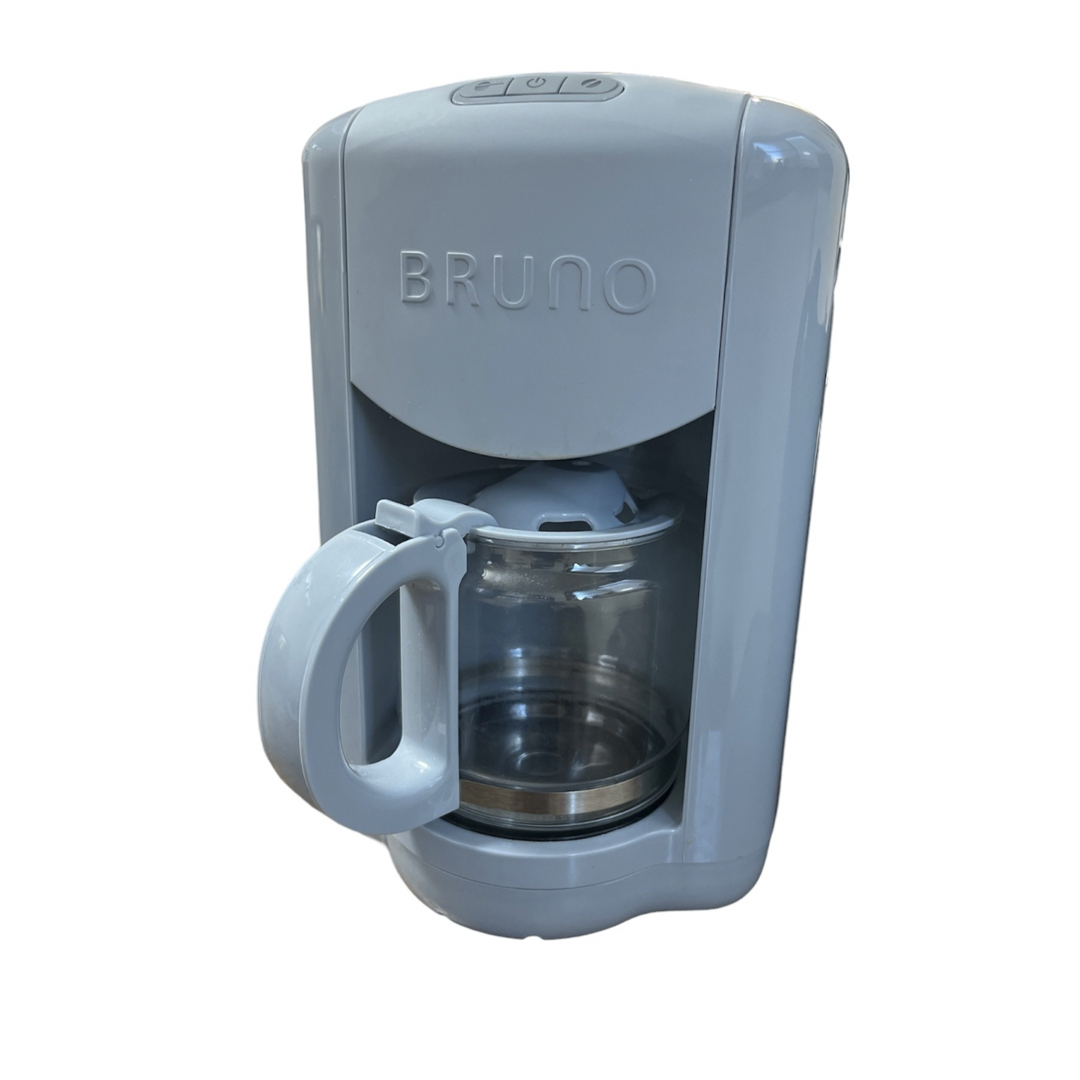 BRUNO - BRUNO ブルーグレー コンパクトミル付きコーヒーメーカーの