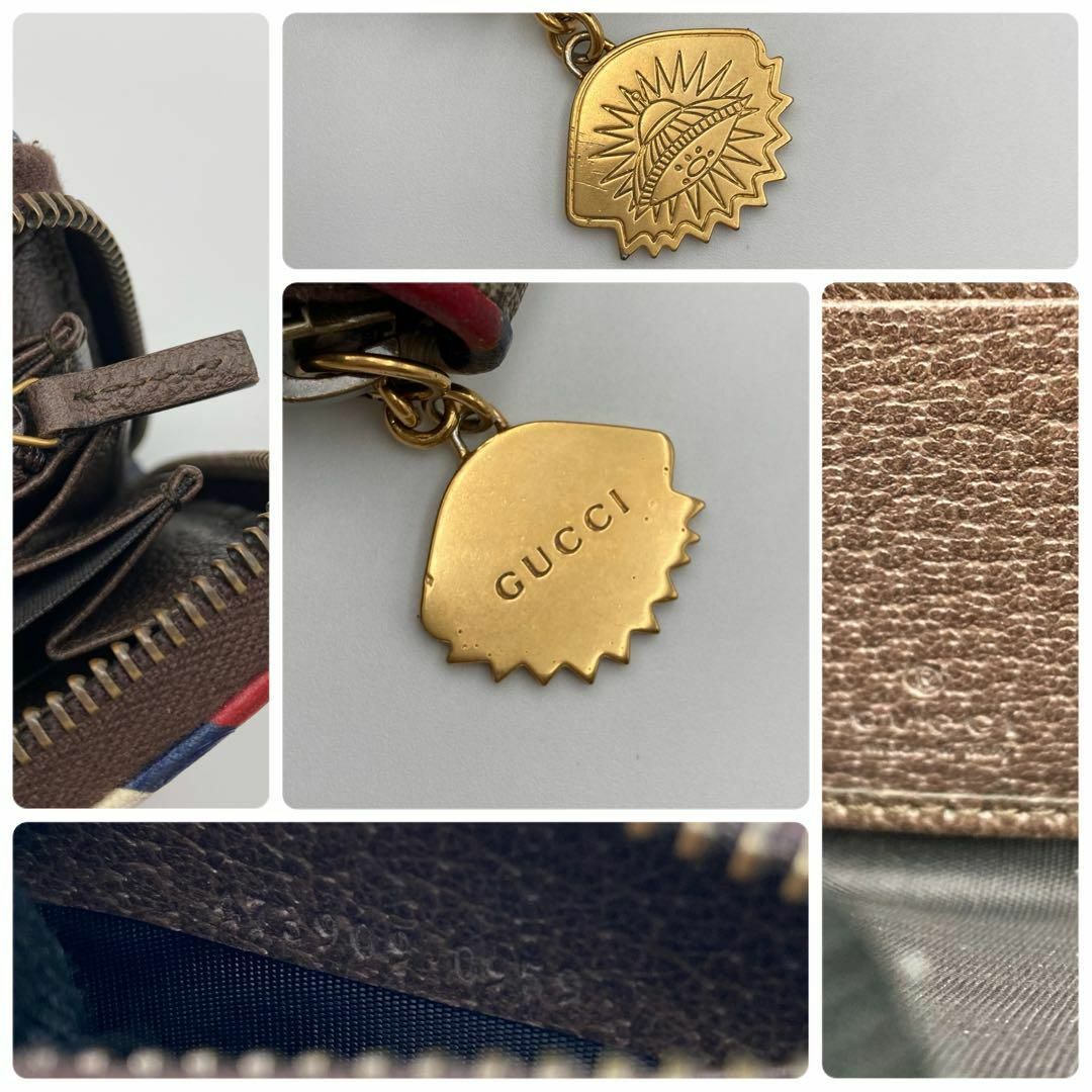 GUCCI - 極美品✨グッチ 長財布 ナイトクーリエ UFO タイガー PVC GG柄