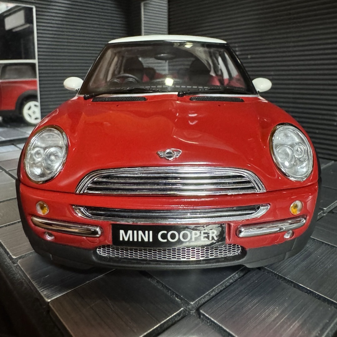 絶版未展示品 京商 1/18 MINI ミニ クーパー レッドの通販 by