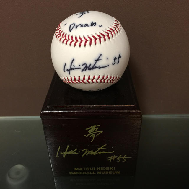 なんと送料無料‼︎松井秀喜サインボール‼︎8/18まで限定値下げ！の通販