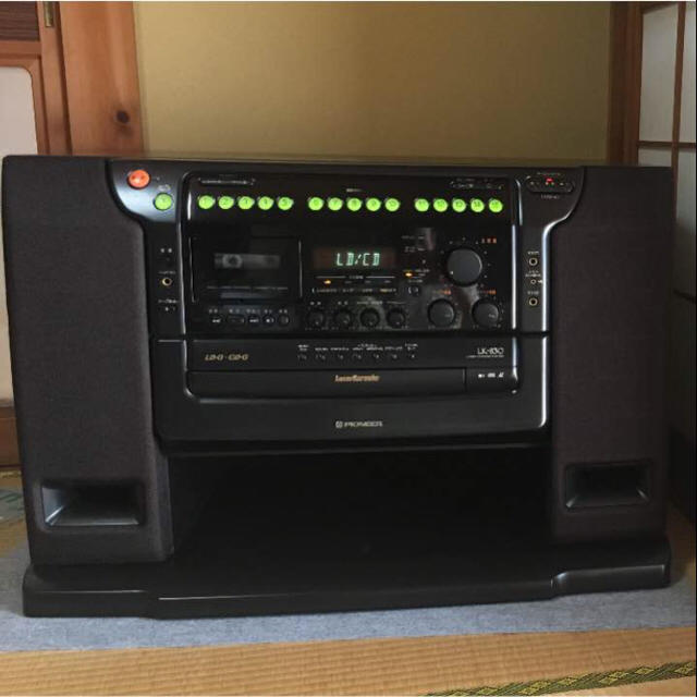PIONEER - パイオニア レーザーカラオケ LK830 マイク2本・ディスク7枚